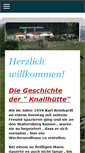 Mobile Screenshot of berggaststaette-knallhuette.de