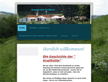 Tablet Screenshot of berggaststaette-knallhuette.de
